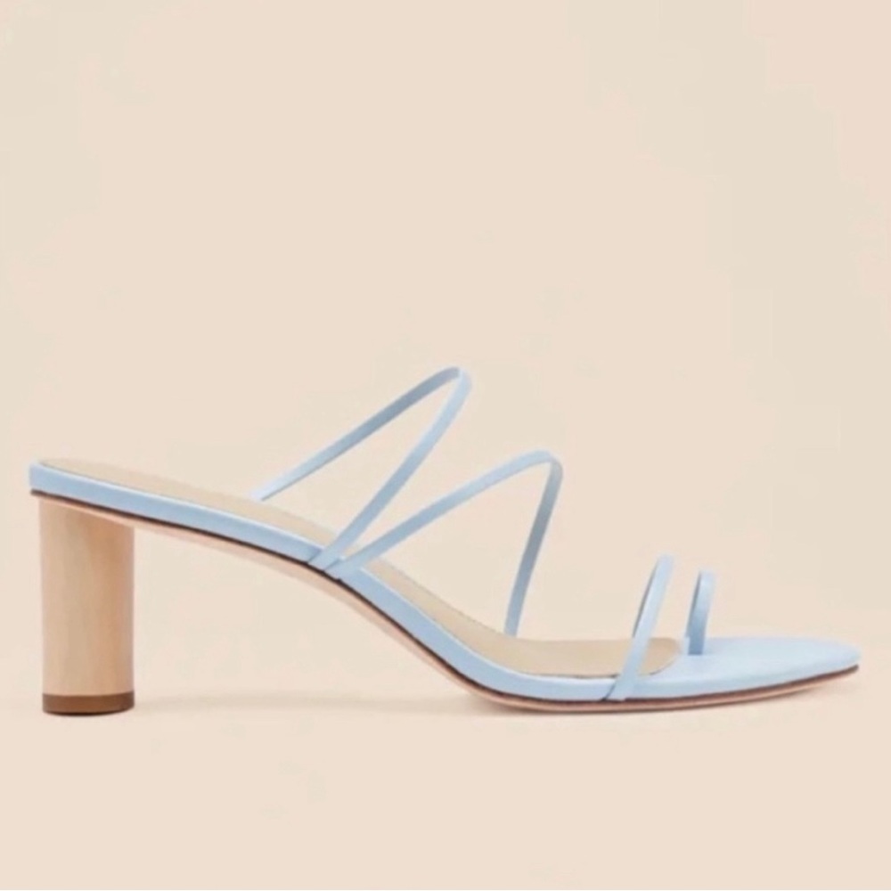 REFORMATION Rachel Heel Open Toe Sandal Size 7.5 *NEW* - Picture 1 of 5
